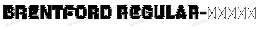 Brentford Regular字体转换